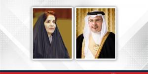 سمو ولي العهد رئيس مجلس الوزراء يتلقى برقية تهنئة من صاحبة السمو الملكي الأميرة سبيكة بنت إبراهيم آل خليفة بمناسبة فوز مملكة البحرين بالعضوية غير الدائمة بمجلس الأمن الدولي - زاجل الإخباري