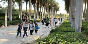 حديقة الأزهر تشهد إقبالًا كثيفًا في ثاني أيام العيد - زاجل الإخباري