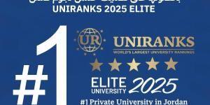 جامعة فيلادلفيا تتصدر الجامعات الأردنية الخاصة بحصولها على تصنيف خمس نجوم ضمن UNIRANKS 2025 ELITE - زاجل الإخباري