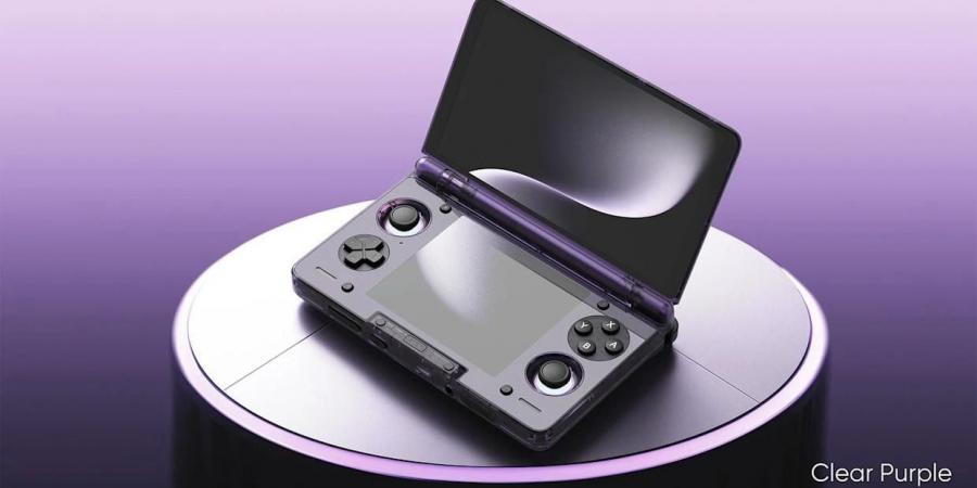 Ayn تكشف عن جهاز ألعاب ثنائى الشاشة مستوحى من Nintendo DS باللون البنفسجى - زاجل الإخباري