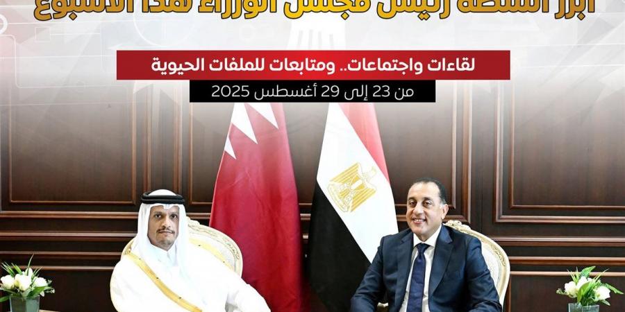 استثمارات كبرى وخارطة إعلامية جديدة.. حصاد أنشطة رئيس الوزراء هذا الأسبوع - زاجل الإخباري