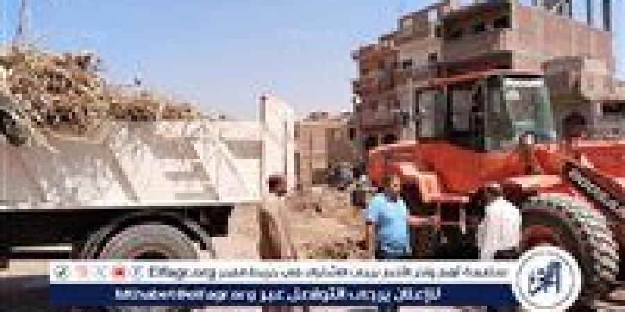 رفع 8 أطنان مخلفات من نواتج تطهير مصرف عنان بساحل سليم بأسيوط - زاجل الإخباري