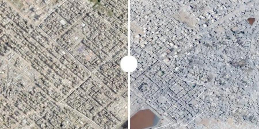 صور أقمار صناعية تكشف: غزة تتحول إلى أنقاض بعد أشهر من القصف الإسرائيلى - زاجل الإخباري
